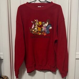 Disney Red Sweatshirt